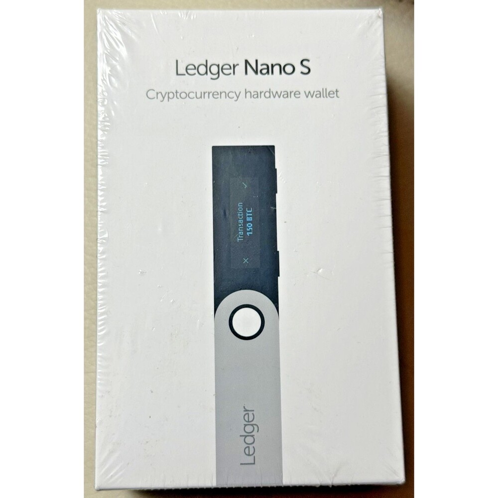 Ledger Nano S Cryptocurrency Bitcoin Ethereum Hardware Wallet New Factory Sealed